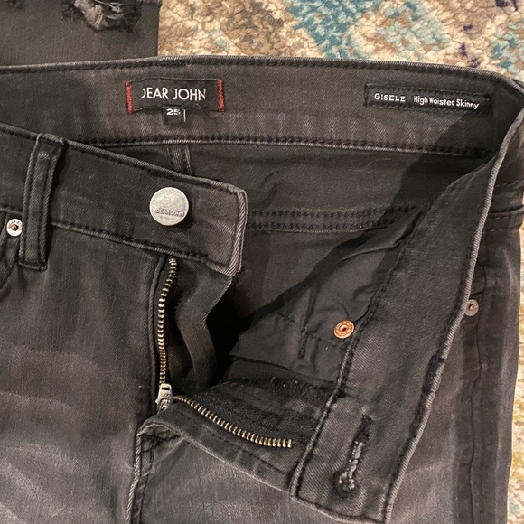Dear John denim size 25 grey with black - Picture 4 of 5